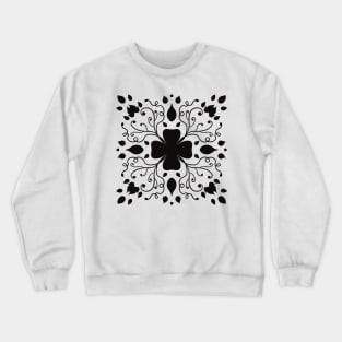 Black Clover Pattern Crewneck Sweatshirt